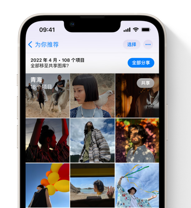 南皮苹果维修网点分享在 iPhone 上使用共享图库 