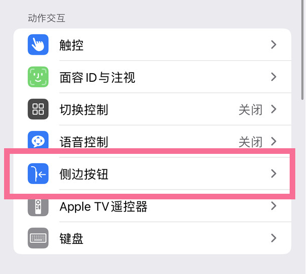 南皮苹果14维修店分享iPhone14 Plus侧键双击下载功能关闭方法 